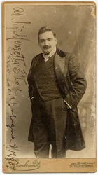 Portrait of the opera singer Enrico Caruso