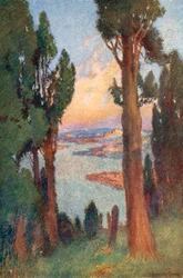Constantinople and Golden Horn from the Cemetery at Eyoub