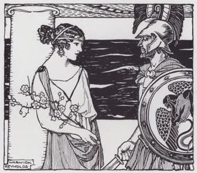 Helen of Troy, poster design from the Pageant of Beauty series for Pears