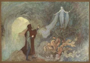 The Fairy appearing to the Prince in the Grotto, from Cenerentola