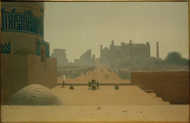 Main Street in Samarkand from the Citadel in the Morning