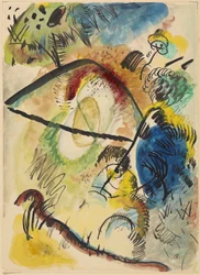 Watercolour IX (With black lines)