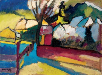 Autumn Landscape with Tree