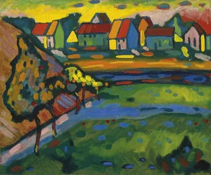 Bavarian Village with a Field, c. 1908