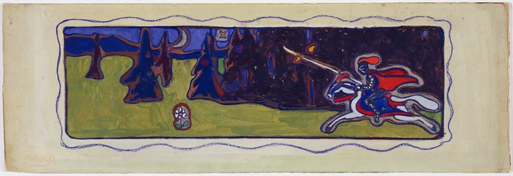 Twilight, verso: Sketch of a Couple
