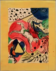 Design for the Cover of the Almanac Der Blaue Reiter