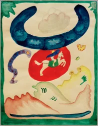 Design for the Cover of the Almanac Der Blaue Reiter