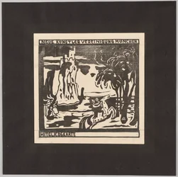 Design for the Membership Card of the New Artists