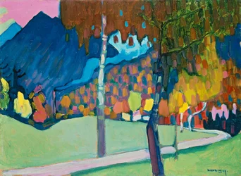 Autumn study, presumably from Oberau