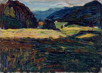 Kochel - Landscape with a Small Castle