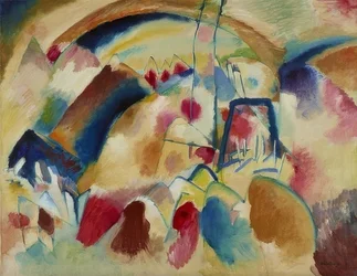 Landscape with Church (Landscape with Red Spots I)