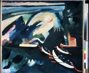 The Lake by Vassily Kandinsky