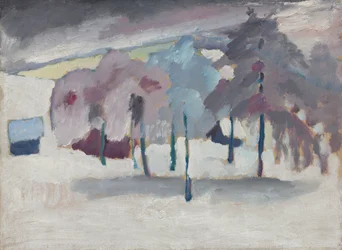 Murnau – Trees in the Snow
