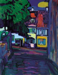 Murnau, Houses in the Obermarkt, 1908