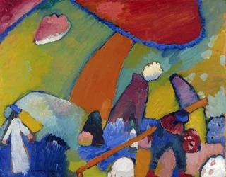 Beach Scene by Vassily Kandinsky