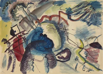 Sketch for Painting with White Border, 1913