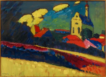 Study for Murnau – Landscape with Church I