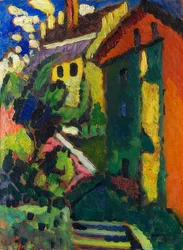 Staircase to the Castle (Murnau). 1909