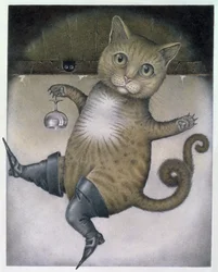 Puss in Boots Doing a Somersault