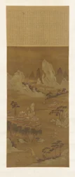 Palaces on the Shore of a Lake, Ming or Qing dynasty, 18th century