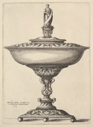 A Wide Cup with Ball Feet, 1646