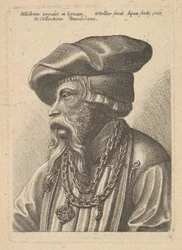 Bearded man with chain necklace