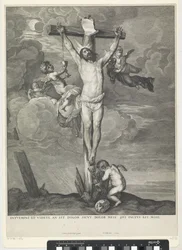 Christ on the Cross with Angels
