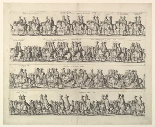 Coronation Procession of Charles II Through London, 1662.
