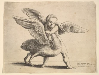 Cupid and the Swan, 1652
