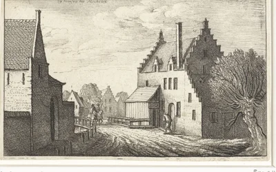 Village Street in Hemsen Near Mechelen (Gezichten op Europese Steden)