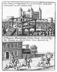 Earl of Stafford Beheaded on Tower Hill; Sir Francis Windebank, Sir John Finch and Lord Digby Flee England