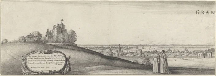 View of Greenwich (left plate)