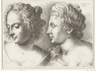 Heads of Two Young Women