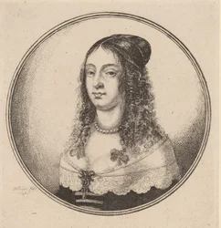 Lady with Ribbons on Curls