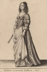 Noble French Woman, 1643