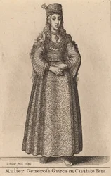 Generous Greek Woman in the City of Pera, 1644