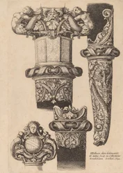 Ornamentation for a Dagger and Scabbard, 1644