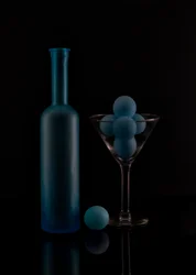 Blue Martini Still Life