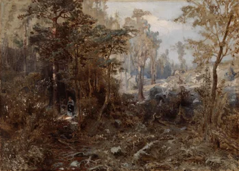 Forest Landscape near Näsijärvi; Unfinished