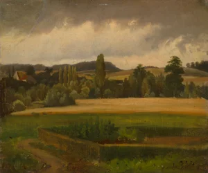 Landscape from Gräfenberg - Study