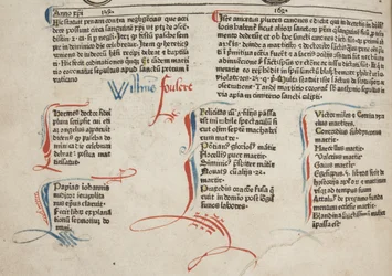 Fol 30 verso (detail), Fasciculus Temporum