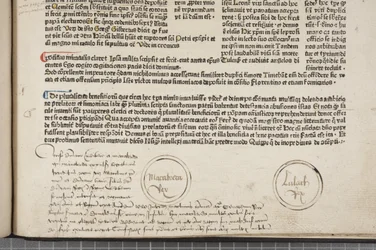 Fol 54 recto (detail), Fasciculus Temporum