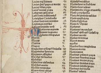 Fol 6 verso (detail), Fasciculus Temporum