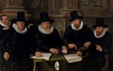 Four Regents and the Housemaster of the Leper-House, Amsterdam