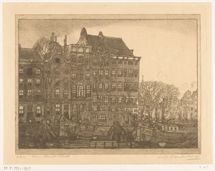 Houses on Prins Hendrikkade in Amsterdam