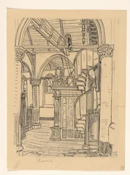 Interior of the Noorderkerk in Hoorn