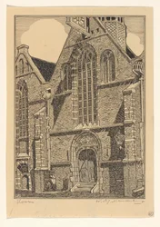 Western Facade of the Noorderkerk in Hoorn