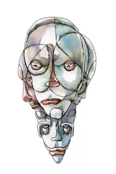 Multiple Abstract Faces