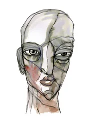 Thoughtful Modern Face