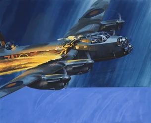 Burning Aircraft